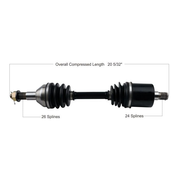 TYTANEUM OE Replacement CV Axle for Can-Am Rear Right – Part Number 813-0056