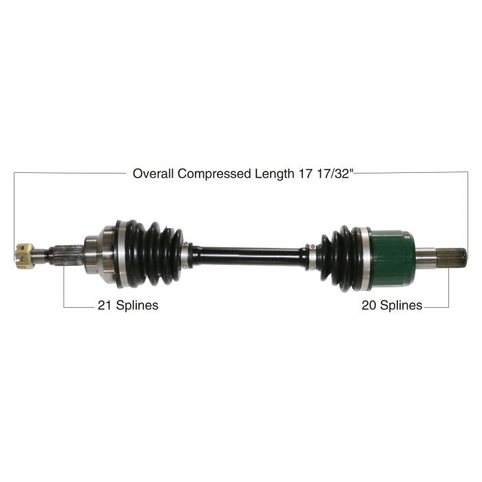 TYTANEUM OE Replacement Front Left CV Axle for Honda - Part 813-0060