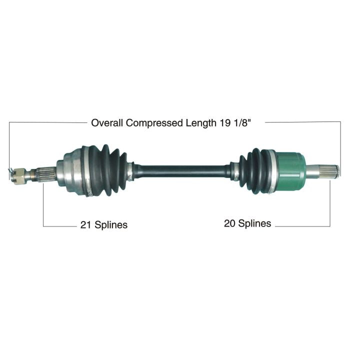 TYTANEUM Honda Front Right OE Replacement CV Axle Part 813-0063