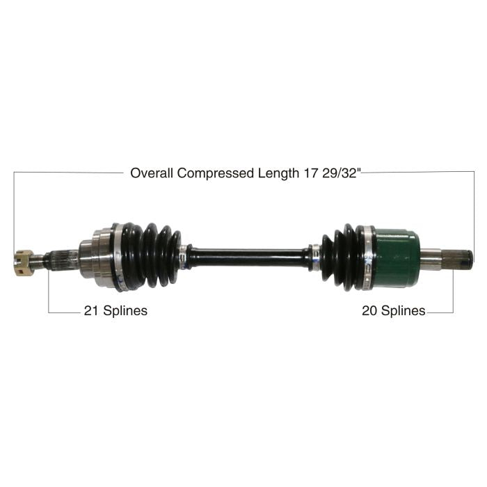 TYTANEUM OE Replacement CV Axle for Honda Front Left & Right – Part Number 813-0064