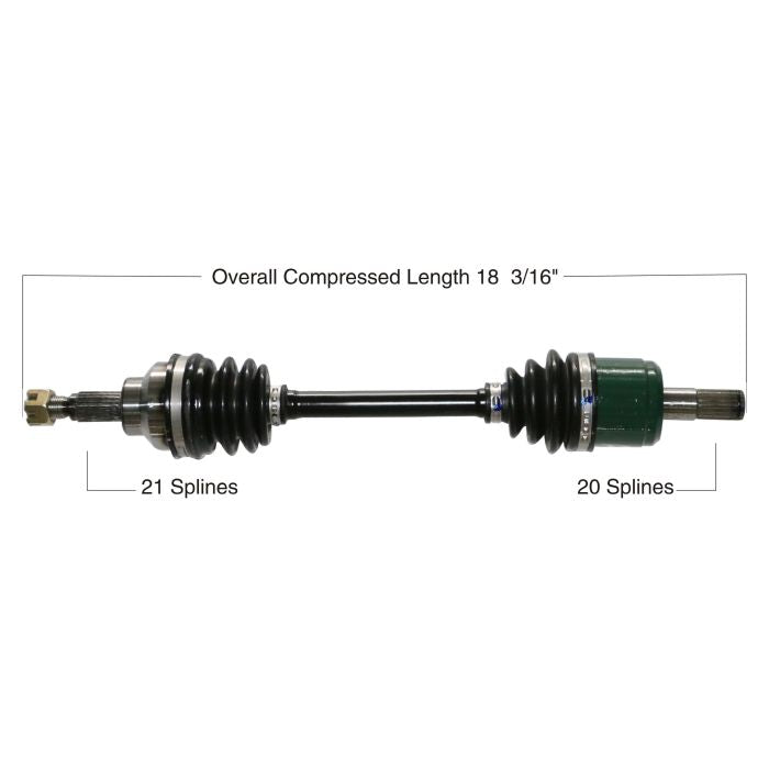 TYTANEUM 813-0065 OE Replacement CV Axle for Honda Front Left or Right