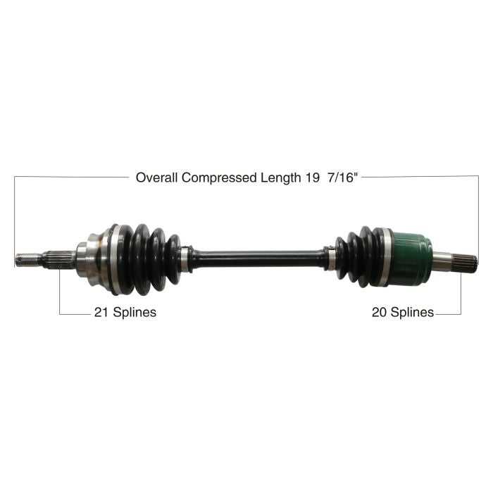 TYTANEUM Honda Front Right OE Replacement CV Axle - Part 813-0066