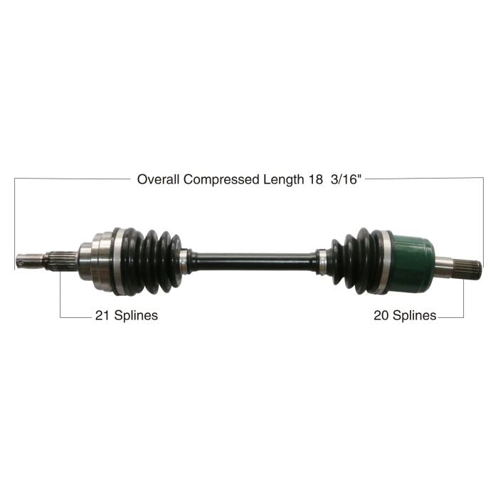 TYTANEUM 813-0068 OE Replacement CV Axle for Honda