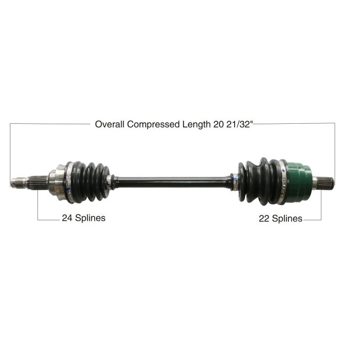 TYTANEUM OE Replacement CV Axle for Honda Rear Left and Right - Part Number 813-0069