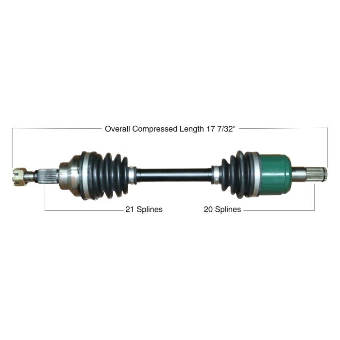 TYTANEUM 813-0075 OE Replacement CV Axle for Honda Front Left