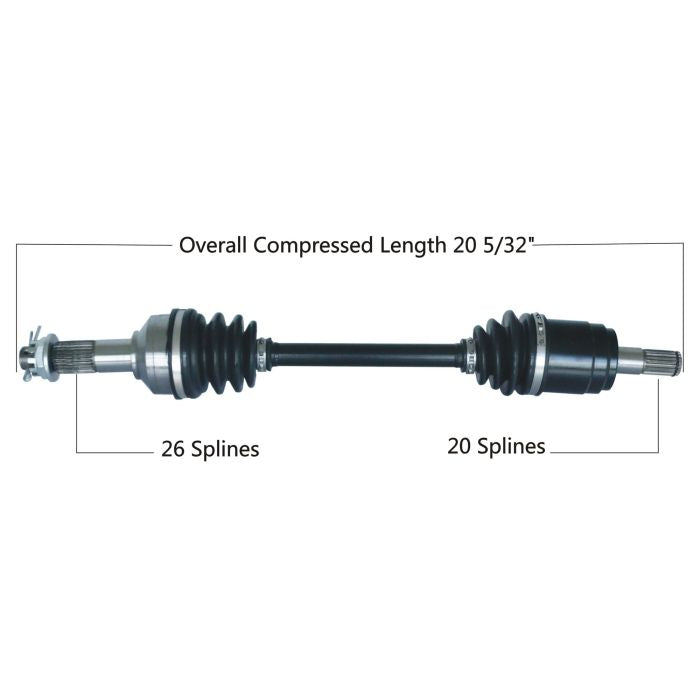 TYTANEUM OE Replacement CV Axle for Honda Front Right – Part Number 813-0077