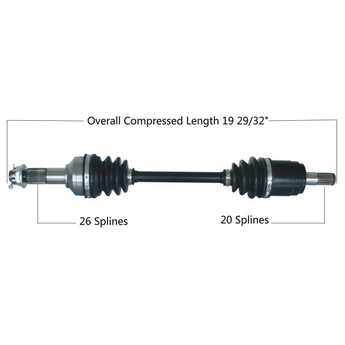 TYTANEUM 813-0078 OE Replacement CV Axle for Honda Front Right