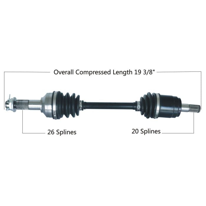 TYTANEUM OE Replacement Front Left CV Axle for Honda – Part Number 813-0079