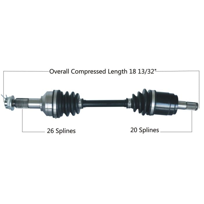 TYTANEUM Honda Front Left OE Replacement CV Axle – Part Number 813-0080