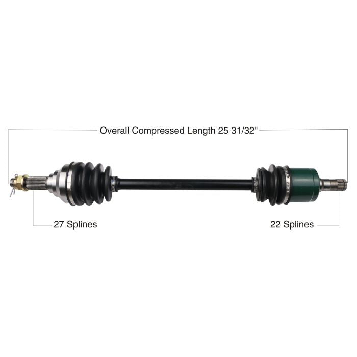 TYTANEUM OE Replacement CV Axle for John Deere Front Right – Part 813-0088