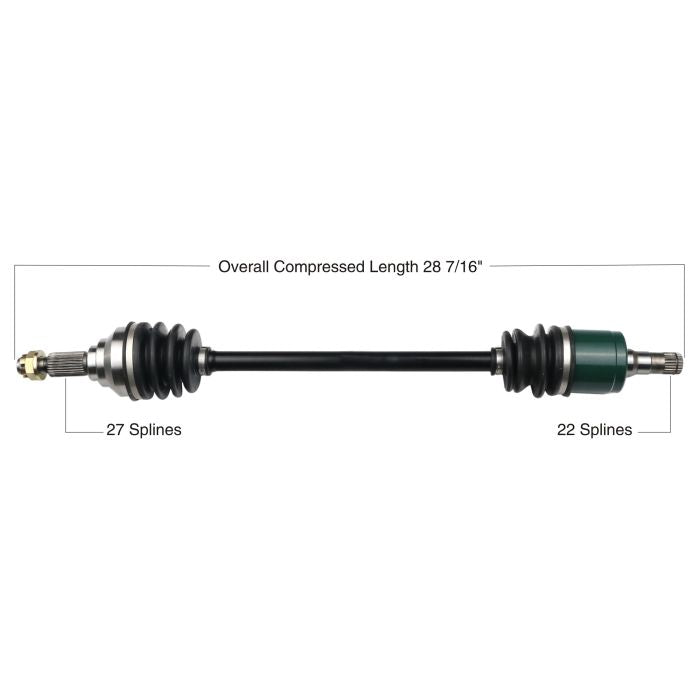TYTANEUM OE Replacement Front Left CV Axle for John Deere – Part 813-0089