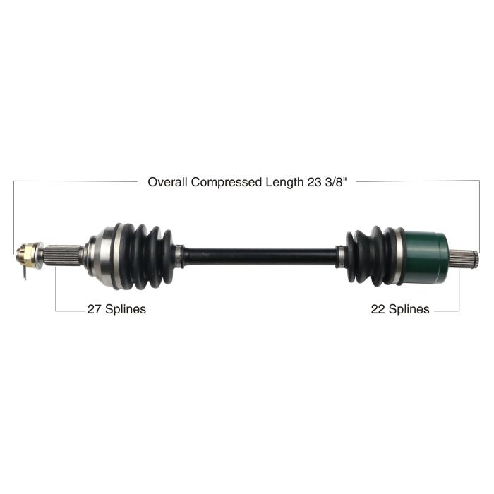 TYTANEUM Front Right OE Replacement CV Axle for John Deere – Part 813-0093