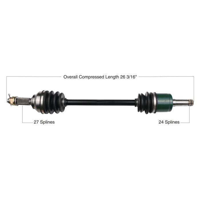 TYTANEUM OE Replacement Front Left CV Axle for John Deere – Part Number 813-0095