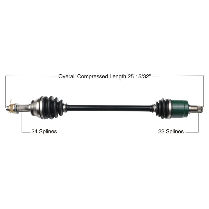 TYTANEUM OE Replacement CV Axle for John Deere Front Left and Right – Part Number 813-0102