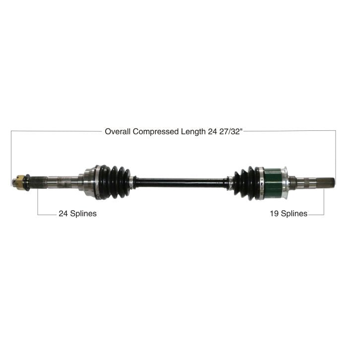 TYTANEUM 813-0103 OE Replacement Front CV Axle for Kawasaki
