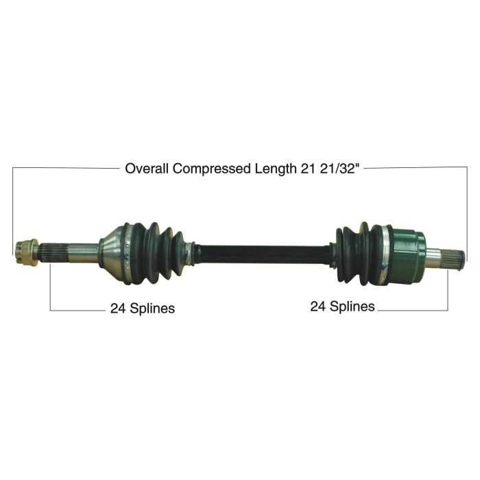 TYTANEUM 813-0104 OE Replacement Rear CV Axle for Kawasaki, Left or Right