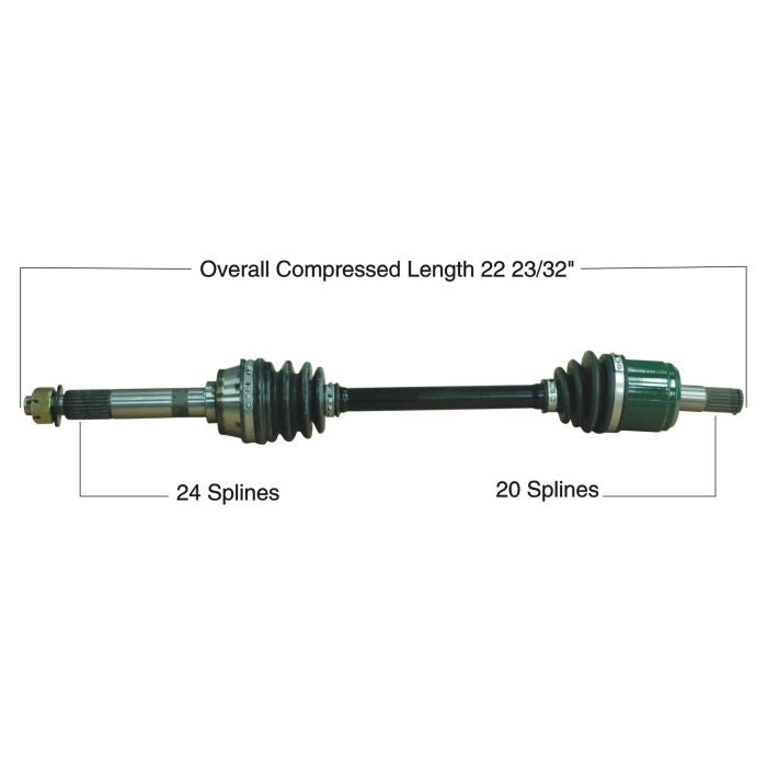 TYTANEUM OE Replacement CV Axle for Kawasaki Front Left and Right - Part 813-0113