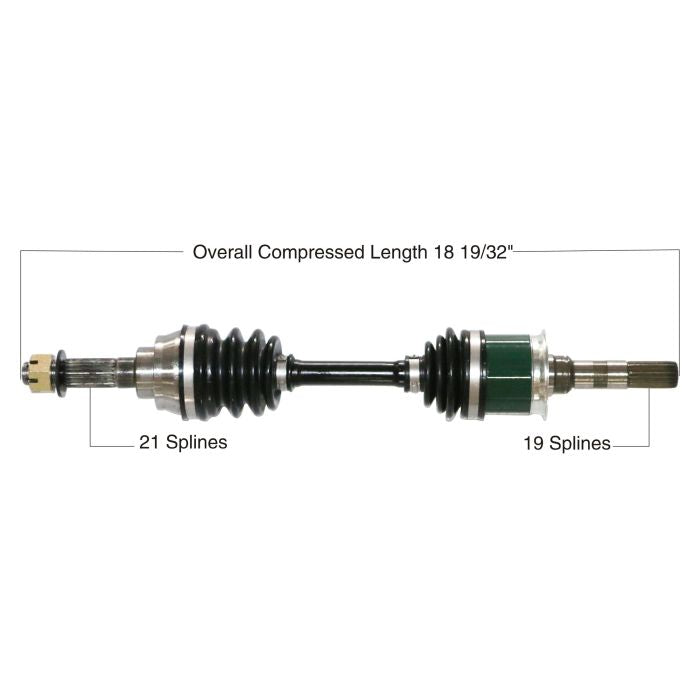TYTANEUM OE Replacement CV Axle for Kawasaki Front Left and Right – Model 813-0115