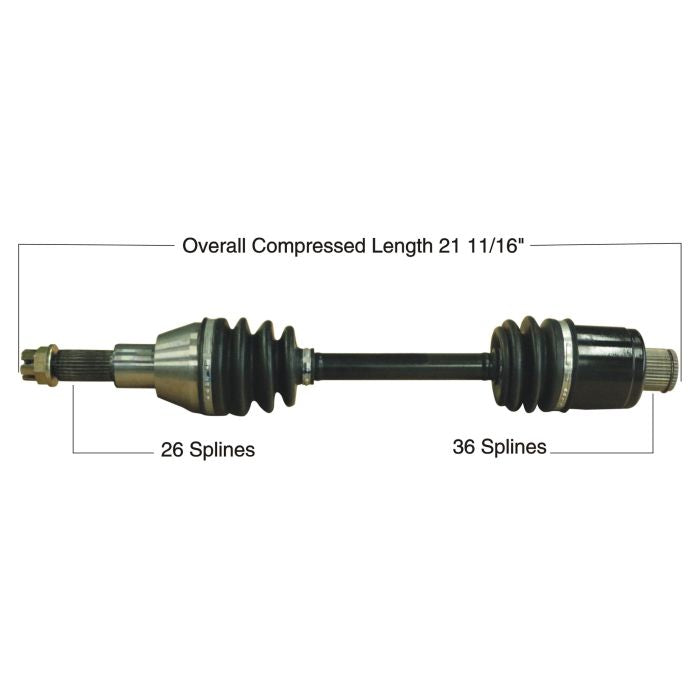 TYTANEUM OE Replacement CV Axle for Polaris Rear Left and Right - Part Number 813-0127