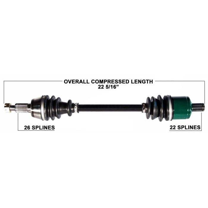 TYTANEUM OE Replacement CV Axle for Polaris Front Left and Right – Durable Drive Shaft Assembly