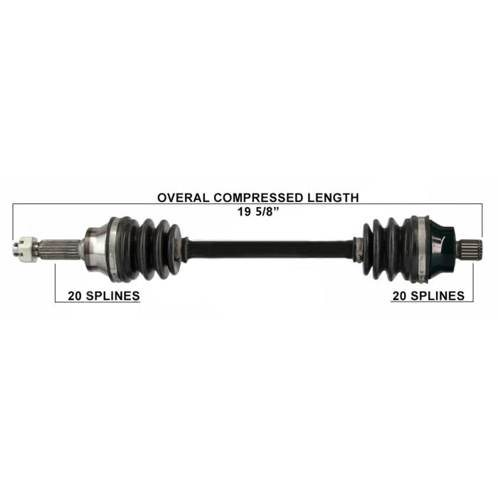 TYTANEUM 813-0140 OE Replacement CV Axle for Polaris Rear Left or Right