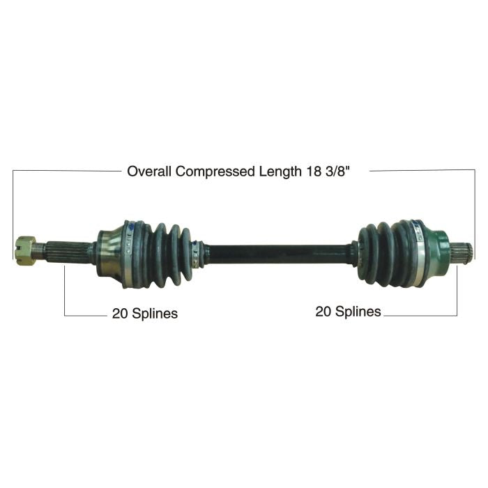 TYTANEUM OE Replacement CV Axle for Polaris Front Left and Right