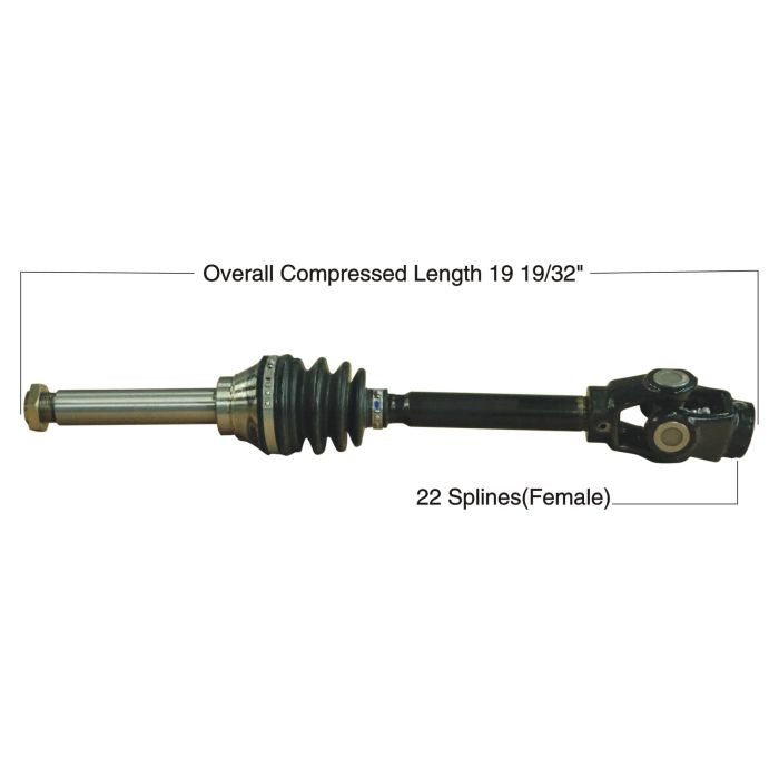 TYTANEUM 813-0145 OE Replacement CV Axle for Polaris Front Left or Right