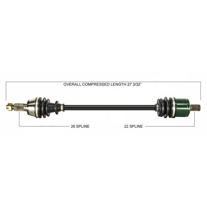 TYTANEUM OE Replacement CV Axle for Polaris Front Left and Right - Model 813-0147