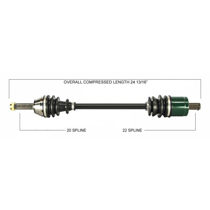 TYTANEUM OE Replacement CV Axle for Polaris Front Left and Right – Durable and Reliable