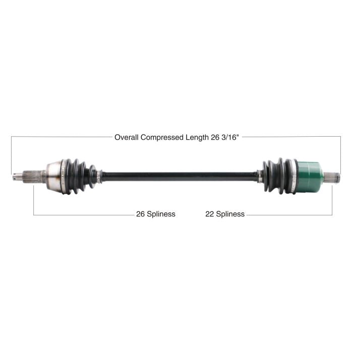 TYTANEUM 813-0150 OE Replacement CV Axle for Polaris Front Left or Right