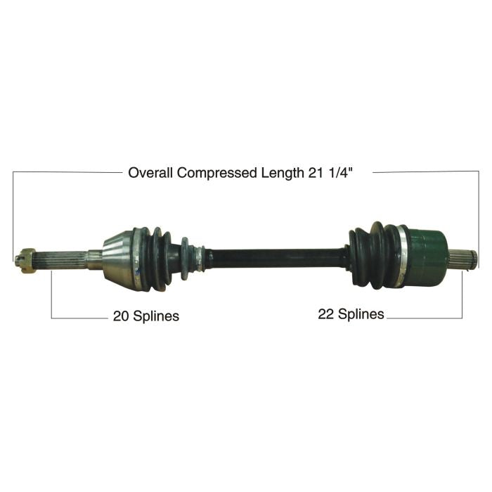 TYTANEUM 813-0151 OE Replacement Front CV Axle for Polaris, Left or Right