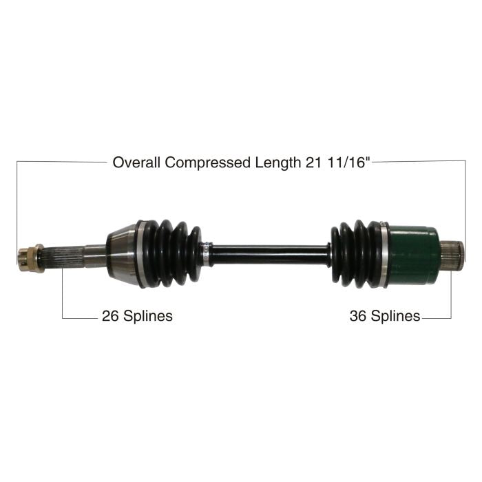 TYTANEUM OE Replacement CV Axle for Polaris Rear Left/Right - Part #813-0155
