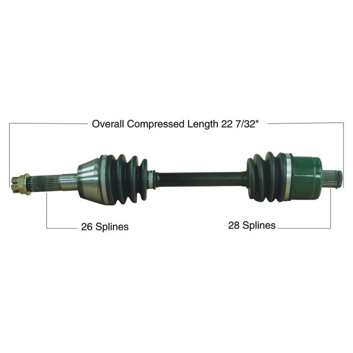 TYTANEUM OE Replacement CV Axle for Polaris Rear Left and Right – Durable Drive Shaft