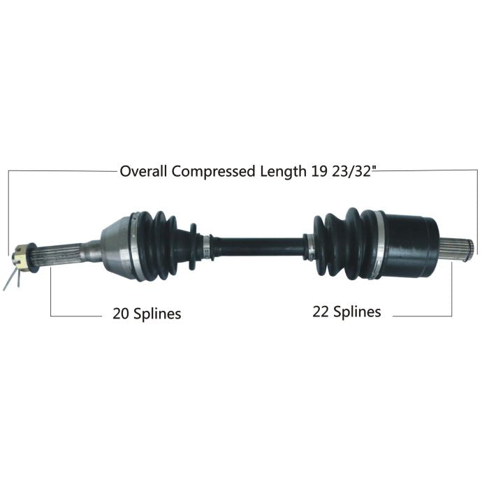 TYTANEUM OE Replacement CV Axle for Polaris Front Left and Right - Part 813-0167