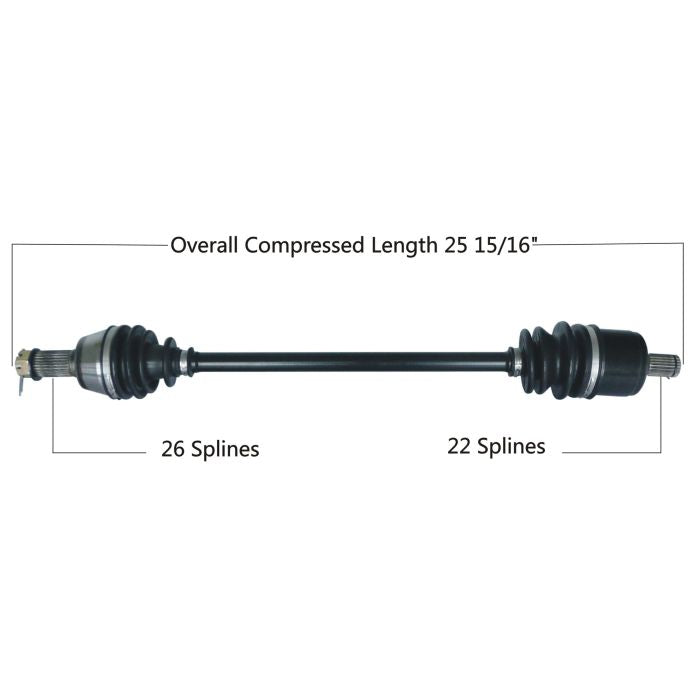 TYTANEUM OE Replacement CV Axle for Polaris Front Left and Right - Part #813-0169