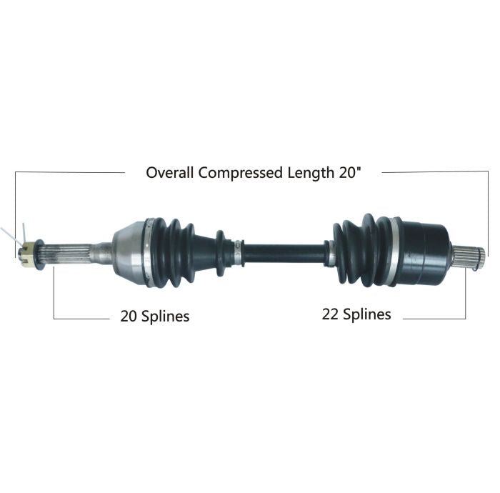 TYTANEUM OE Replacement CV Axle for Polaris Front Left and Right – Part Number 813-0170