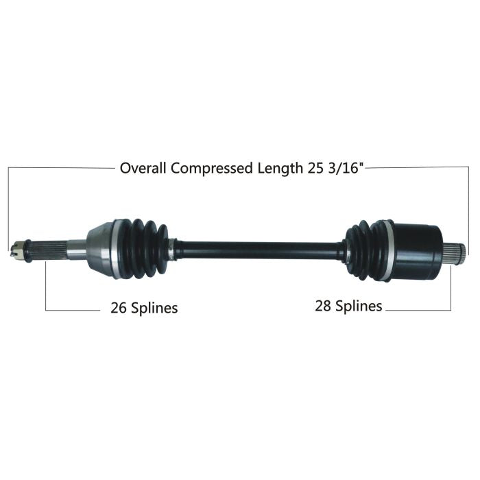 TYTANEUM OE Replacement CV Axle for Polaris Rear Left and Right - Durable and Reliable