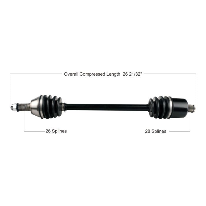 TYTANEUM 813-0178 OE Replacement Rear CV Axle for Polaris, Left or Right