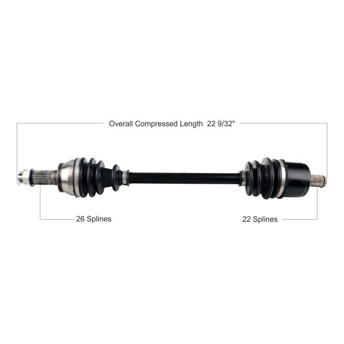 TYTANEUM OE Replacement CV Axle for Polaris Front Left and Right - Part #813-0179