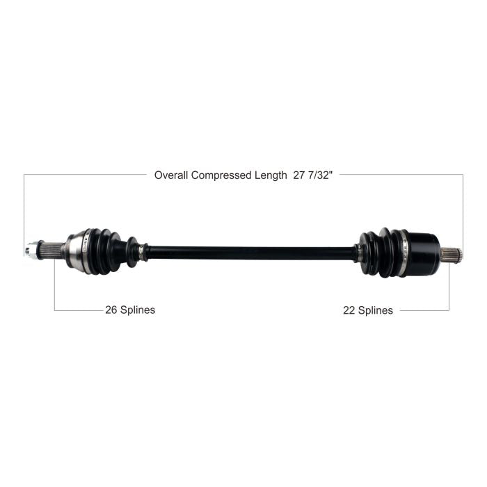 TYTANEUM OE Replacement CV Axle for Polaris Front Left & Right – Durable Front Axle Assembly