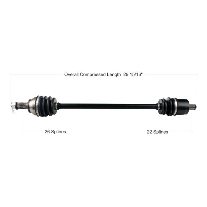 TYTANEUM OE Replacement CV Axle for Polaris Front Left and Right - Model 813-0181