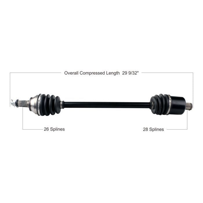 TYTANEUM 813-0182 OE Replacement Front CV Axle for Polaris, Left or Right