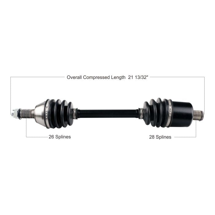 TYTANEUM 813-0183 OE Replacement Rear CV Axle for Polaris, Left or Right Side