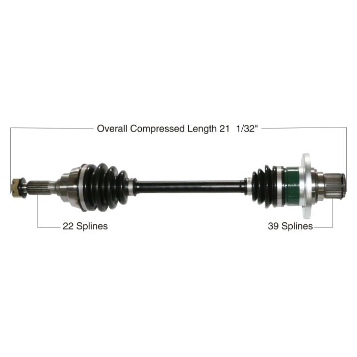 TYTANEUM 813-0187 OE Replacement CV Axle for Suzuki Rear Left or Right