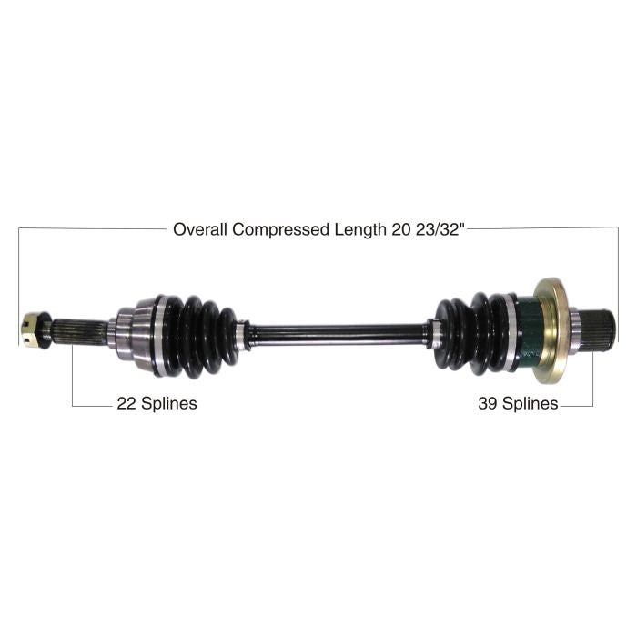 TYTANEUM 813-0188 OE Replacement CV Axle for Suzuki Rear Left or Right