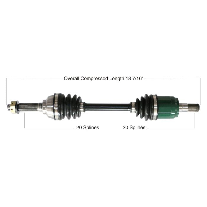 TYTANEUM OE Replacement Front Left CV Axle for Suzuki - Part 813-0190