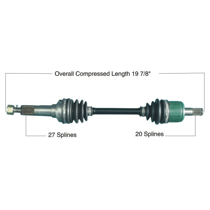 TYTANEUM OE Replacement Front Left and Right CV Axle for Yamaha - Part Number 813-0192