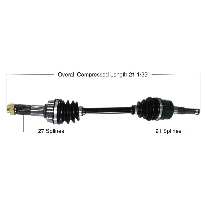 TYTANEUM 813-0193 OE Replacement Front Left CV Axle for Yamaha