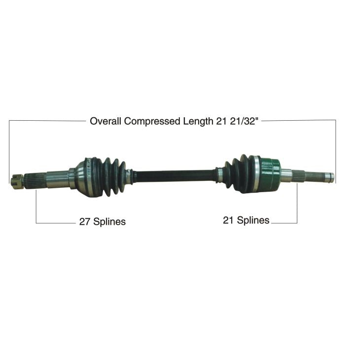 TYTANEUM OE Replacement Front Left CV Axle for Yamaha - Part 813-0195