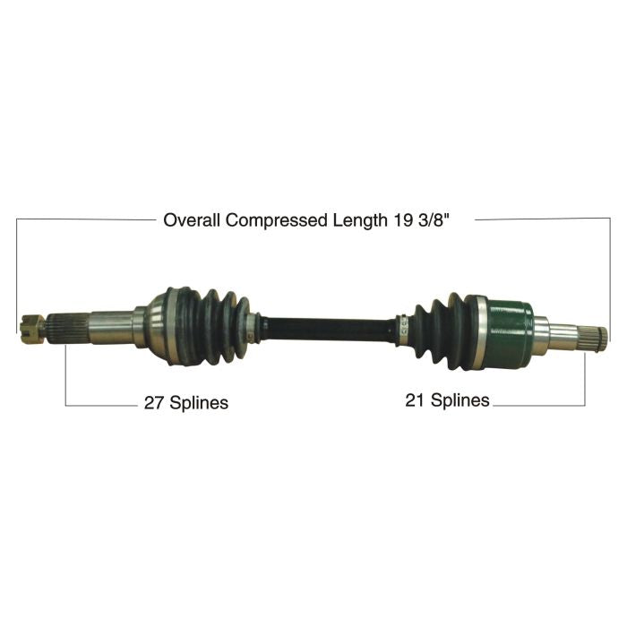 TYTANEUM OE Replacement CV Axle for Yamaha Front Left and Right - Part Number 813-0204